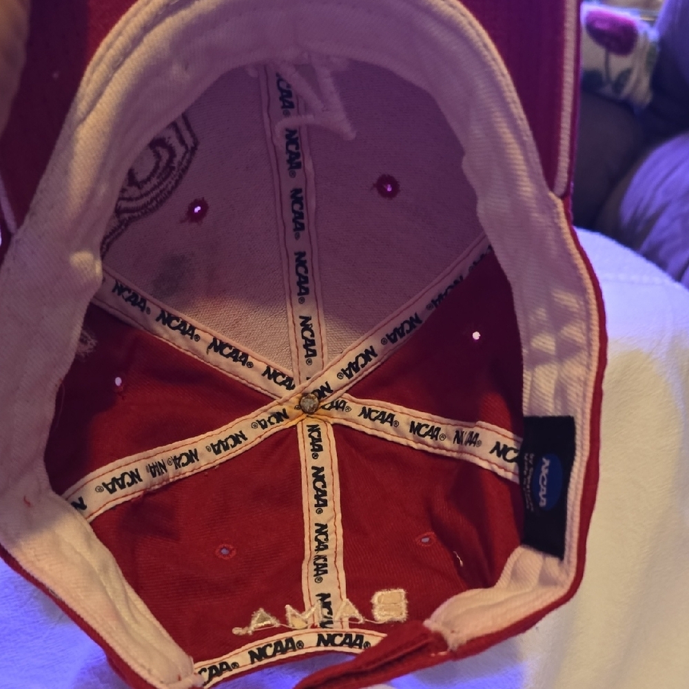 NCAA Red Accents Baseball Cap - Picture 4 of 8